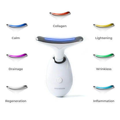 Massageador Facial Reafirmante com LED, EMS e Calor Selora – Rosto e Pescoço