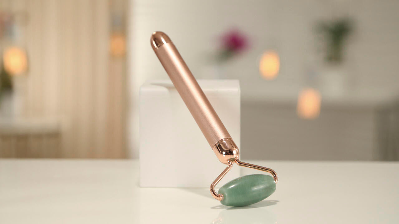 Vibrating Jade Facial Roller